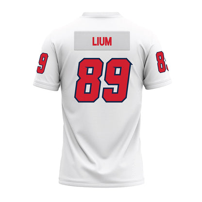 Fresno State - NCAA Football : Brock Lium - White Premium Football Jersey-1