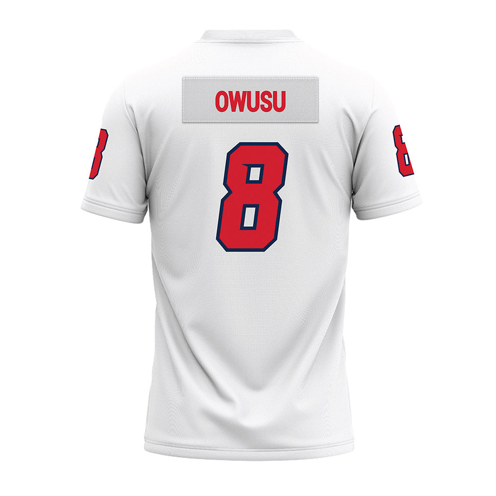 Fresno State - NCAA Football : Martin Owusu - White Premium Football Jersey-1