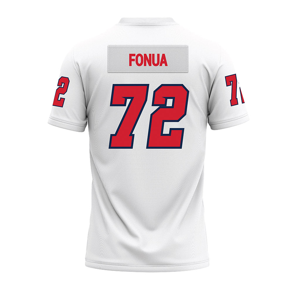 Fresno State - NCAA Football : Edward Fonua - White Premium Football Jersey