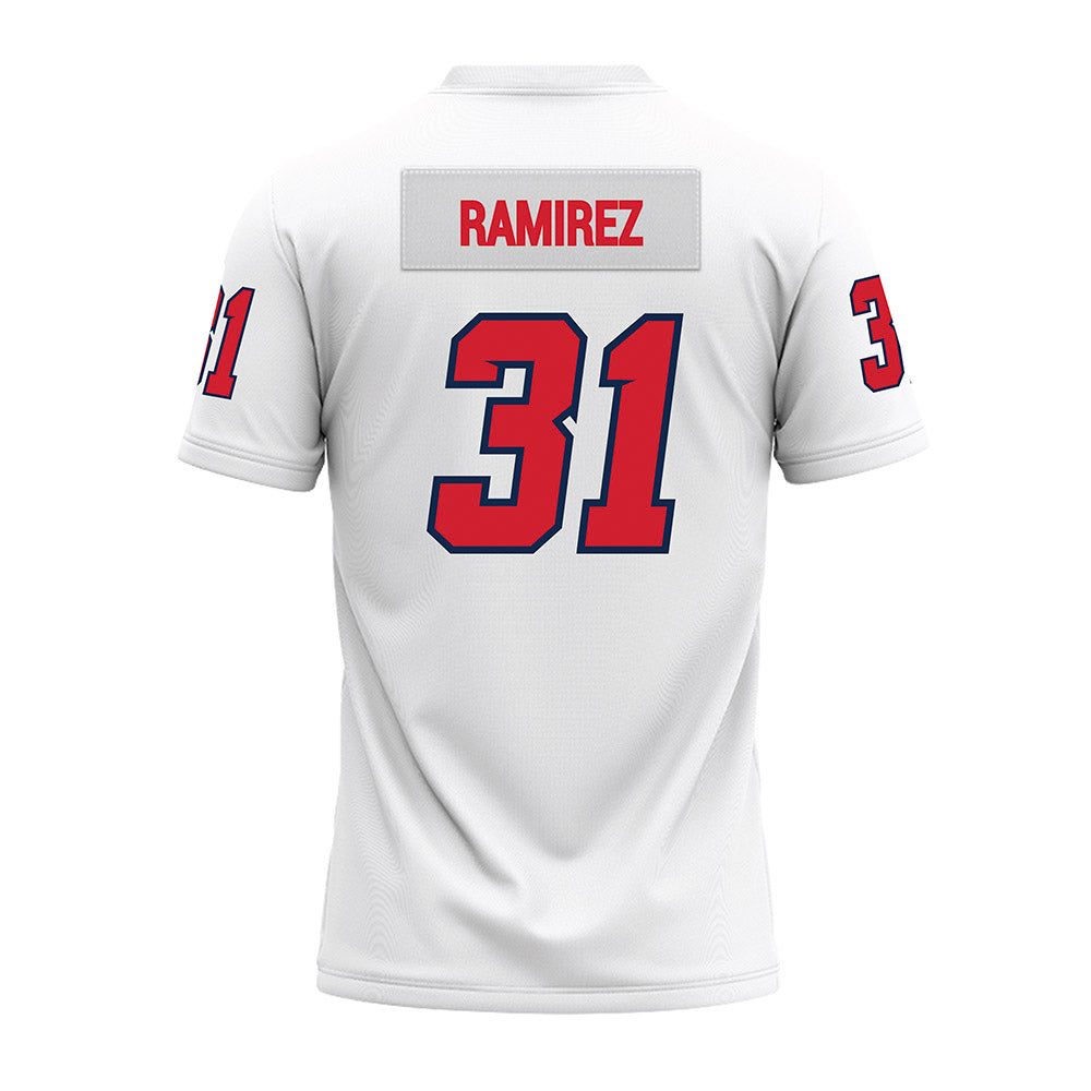 Fresno State - NCAA Football : Brandon Ramirez - White Premium Football Jersey-1
