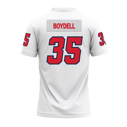 Fresno State - NCAA Football : Sebastien Boydell - White Premium Football Jersey-1
