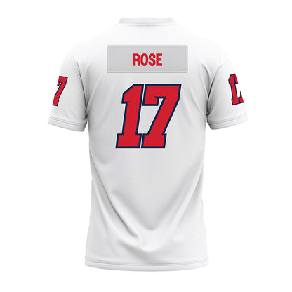 Fresno State - NCAA Football : Deagan Rose - White Premium Football Jersey-1