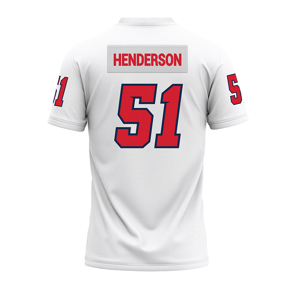 Fresno State - NCAA Football : Braylan Henderson - White Premium Football Jersey-1