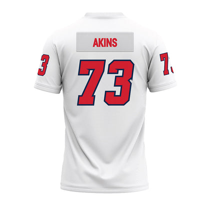 Fresno State - NCAA Football : Marsel Akins - White Premium Football Jersey