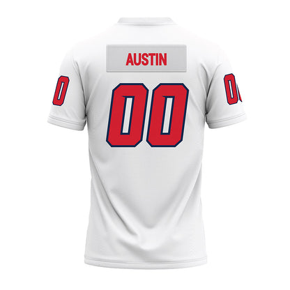 Fresno State - NCAA Football : Sylas Austin - White Premium Football Jersey-1