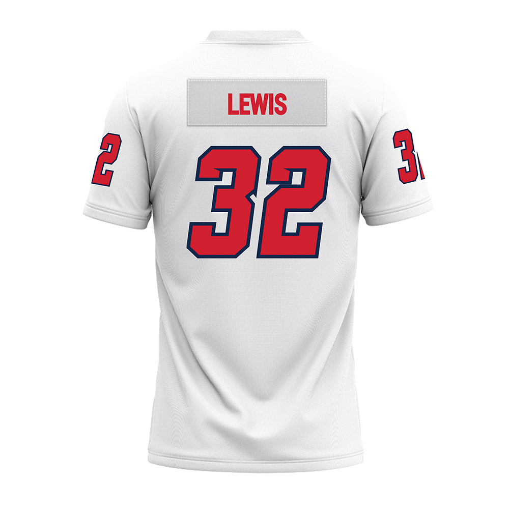 Fresno State - NCAA Football : Ryan Lewis - White Premium Football Jersey-1