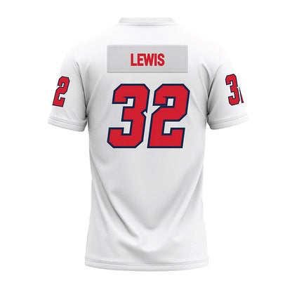 Fresno State - NCAA Football : Ryan Lewis - White Premium Football Jersey-1