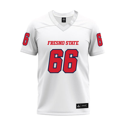 Fresno State - NCAA Football : Gino Quinones - White Premium Football Jersey-0