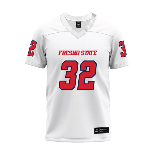 Fresno State - NCAA Football : Ryan Lewis - White Premium Football Jersey-0