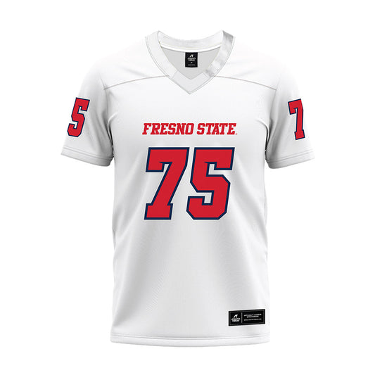 Fresno State - NCAA Football : Kyson Van Vugt - White Premium Football Jersey-0