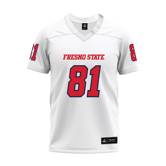 Fresno State - NCAA Football : Xavier Owens - White Premium Football Jersey-0