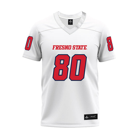 Fresno State - NCAA Football : Jaylen Garrison - White Premium Football Jersey-0