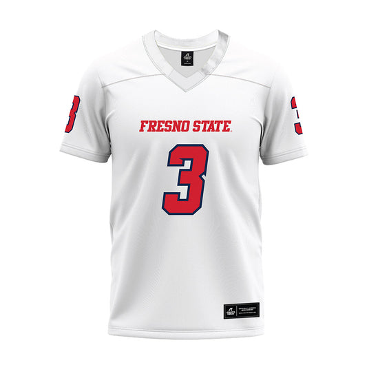 Fresno State - NCAA Football : Khristian Martin - White Premium Football Jersey-0