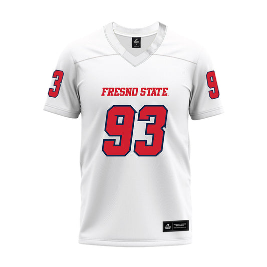 Fresno State - NCAA Football : Bryson Harrington - White Premium Football Jersey-0