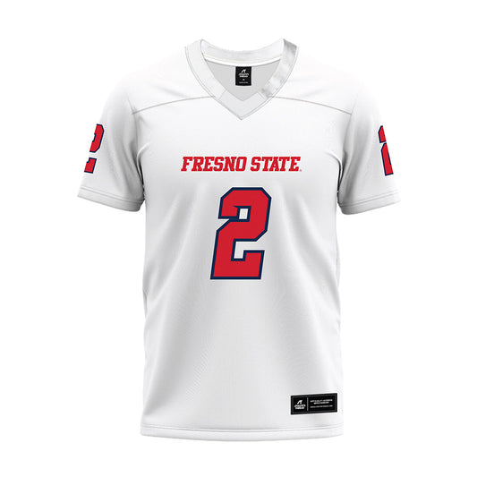 Fresno State - NCAA Football : Rayshon Luke - White Premium Football Jersey-0