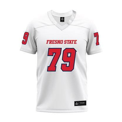 Fresno State - NCAA Football : Ethan Dasmann - White Premium Football Jersey-0