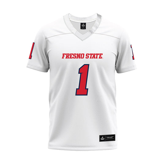 Fresno State - NCAA Football : Jahlil McClain - White Premium Football Jersey-0