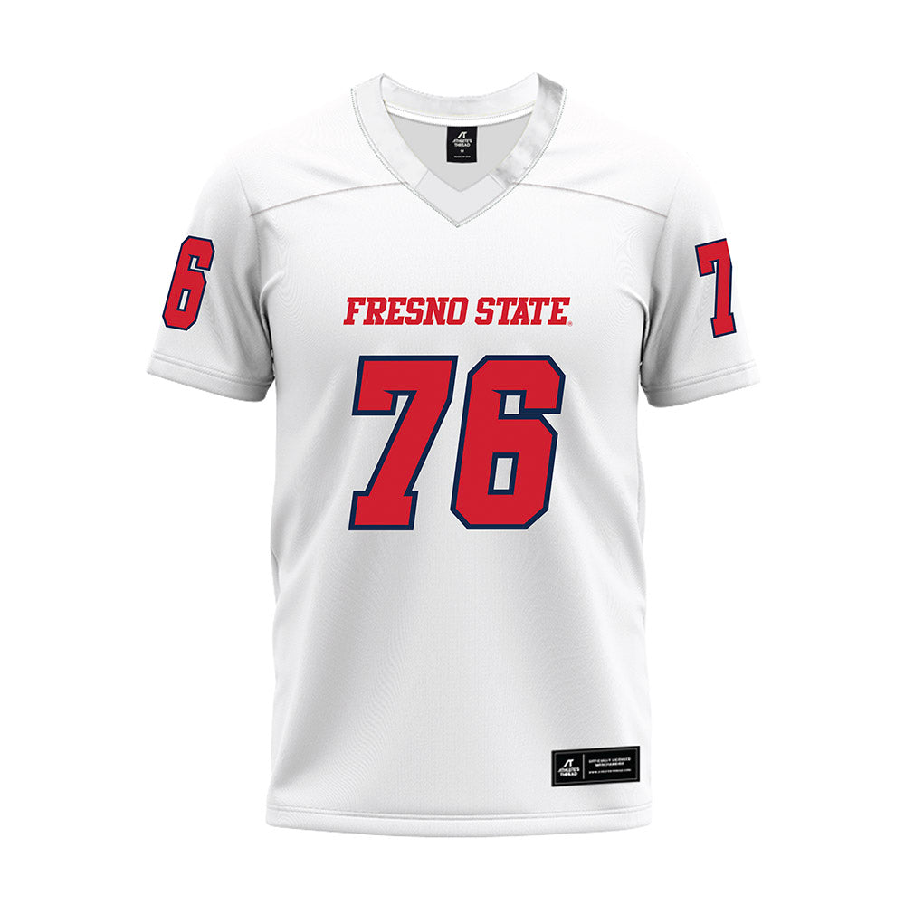 Fresno State - NCAA Football : Brayden Walton - White Premium Football Jersey-0