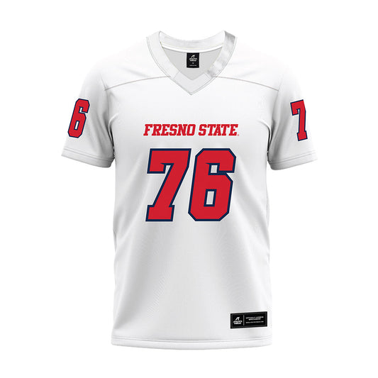 Fresno State - NCAA Football : Brayden Walton - White Premium Football Jersey-0