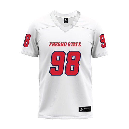 Fresno State - NCAA Football : Steven Scott III - White Premium Football Jersey-0