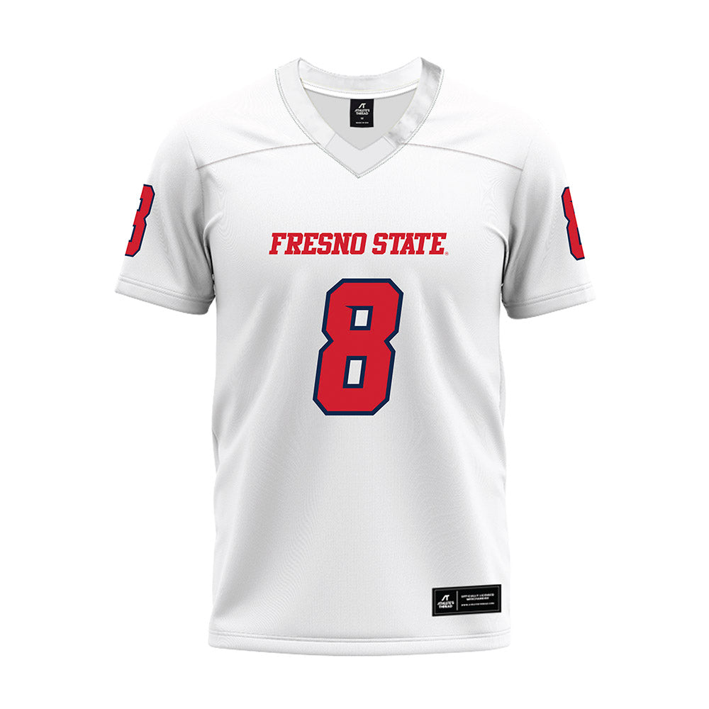 Fresno State - NCAA Football : Martin Owusu - White Premium Football Jersey-0