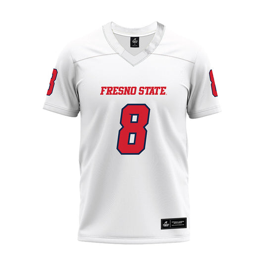Fresno State - NCAA Football : Martin Owusu - White Premium Football Jersey-0