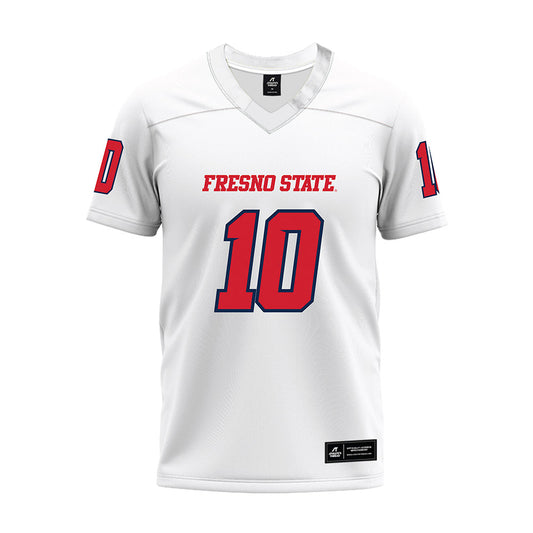 Fresno State - NCAA Football : Kvion Thunderbird - White Premium Football Jersey-0
