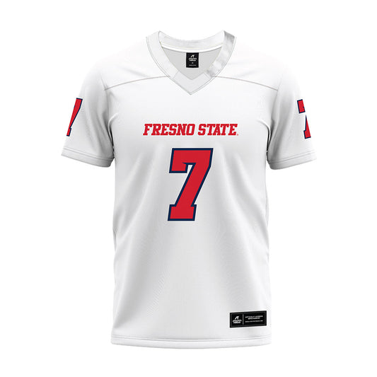 Fresno State - NCAA Football : Jayden Mandal - White Premium Football Jersey-0