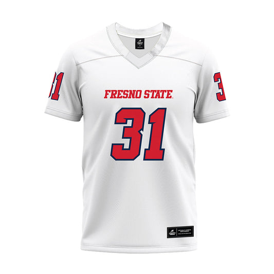 Fresno State - NCAA Football : Brandon Ramirez - White Premium Football Jersey-0