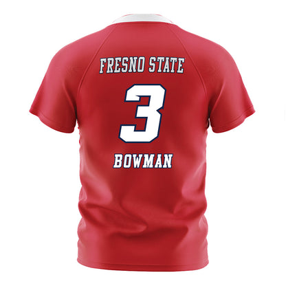 Fresno State - NCAA Women's Soccer : Brooke Bowman - Red Soccer Jersey-1
