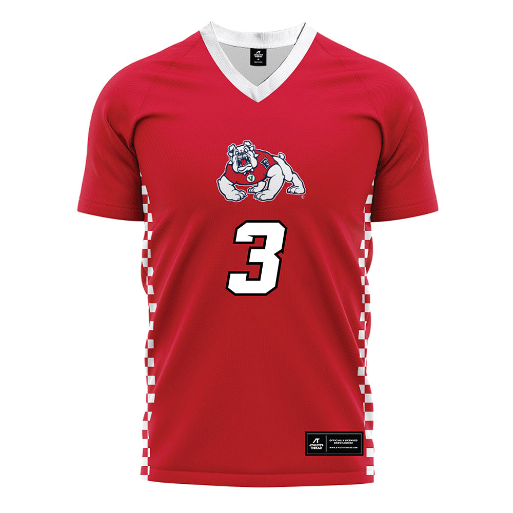 Fresno State - NCAA Women's Soccer : Brooke Bowman - Red Soccer Jersey-0