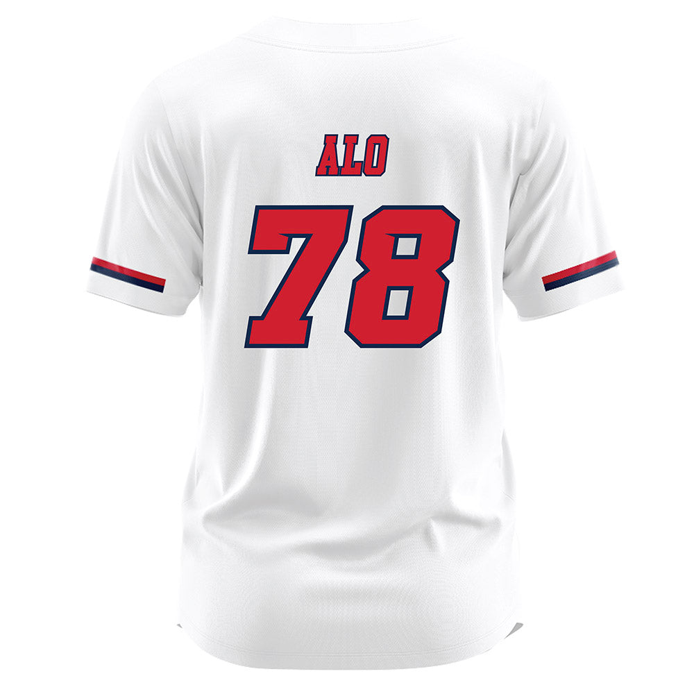 Fresno State - NCAA Softball : Lorraine Alo - White Jersey-1