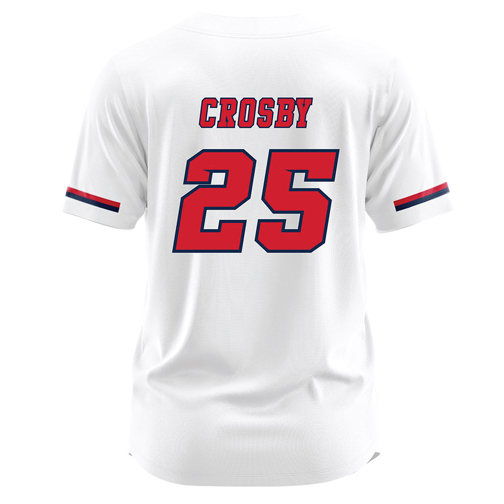 Fresno State - NCAA Softball : Jayda Crosby - White Jersey-1
