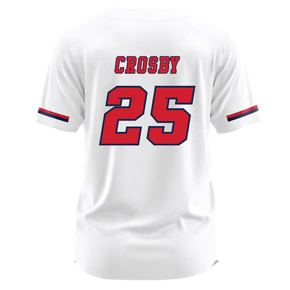 Fresno State - NCAA Softball : Jayda Crosby - White Jersey-1