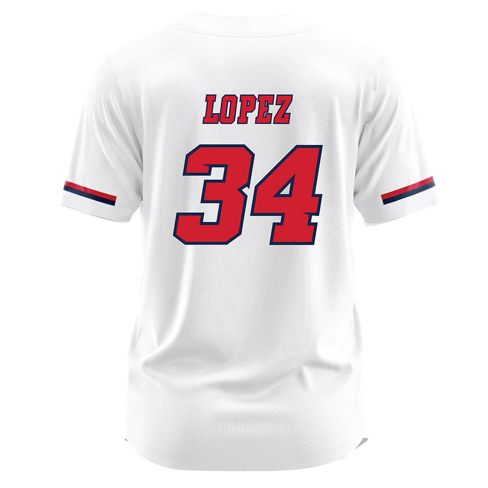 Fresno State - NCAA Softball : Christal Lopez - White Jersey-1