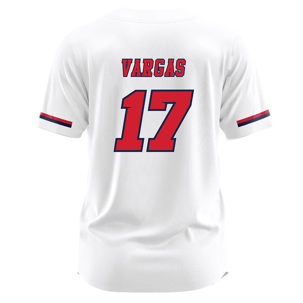 Fresno State - NCAA Softball : Gizella Vargas - White Jersey-1