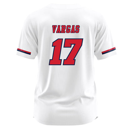 Fresno State - NCAA Softball : Gizella Vargas - White Jersey-1