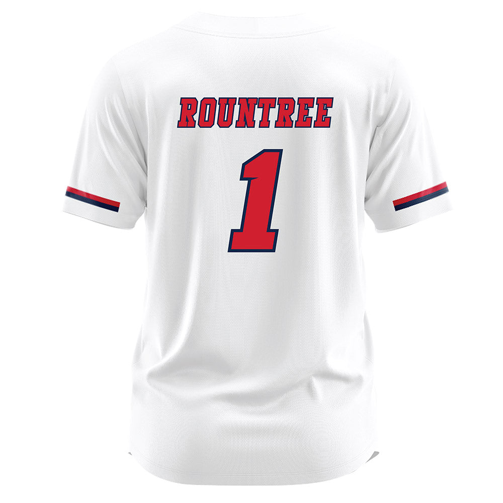 Fresno State - NCAA Softball : Nadia Rountree - White Jersey-1
