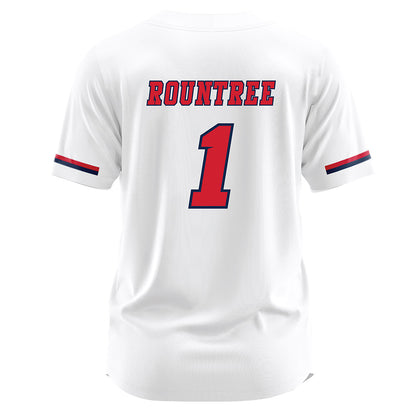 Fresno State - NCAA Softball : Nadia Rountree - White Jersey-1