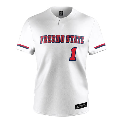 Fresno State - NCAA Softball : Nadia Rountree - White Jersey-0
