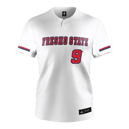 Fresno State - NCAA Softball : Emma Martinez - White Jersey-0