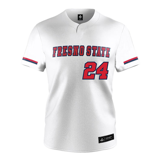 Fresno State - NCAA Softball : Alyssa Ramirez - White Jersey-0