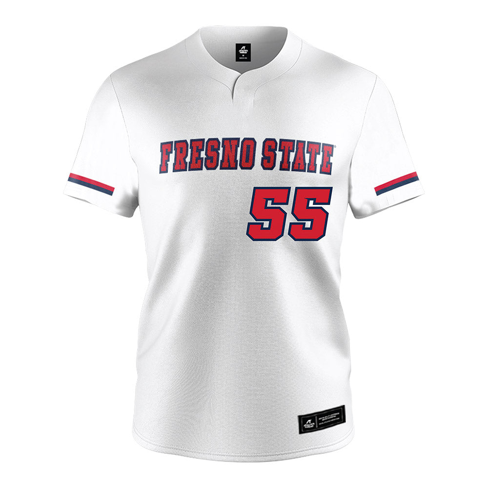 Fresno State - NCAA Softball : Tiara Westbrook - White Jersey-0