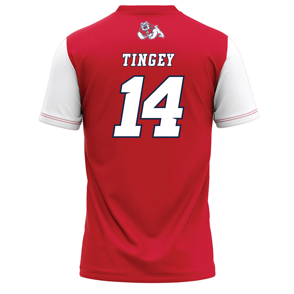 Fresno State - NCAA Softball : Ava Tingey - Red Baseball Jersey