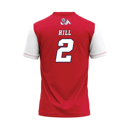 Fresno State - NCAA Softball : Olivia Hill - Red Baseball Jersey-1