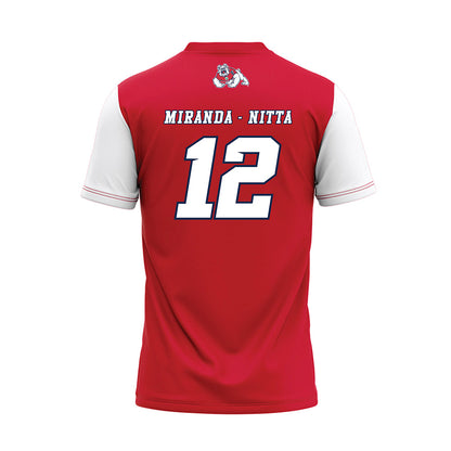 Fresno State - NCAA Softball : Kealani Miranda - Nitta - Red Baseball Jersey-1