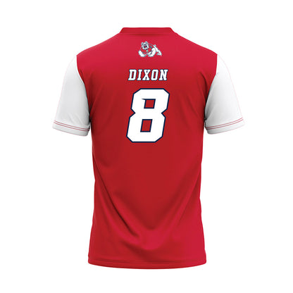 Fresno State - NCAA Softball : Leila Dixon - Red Baseball Jersey-1