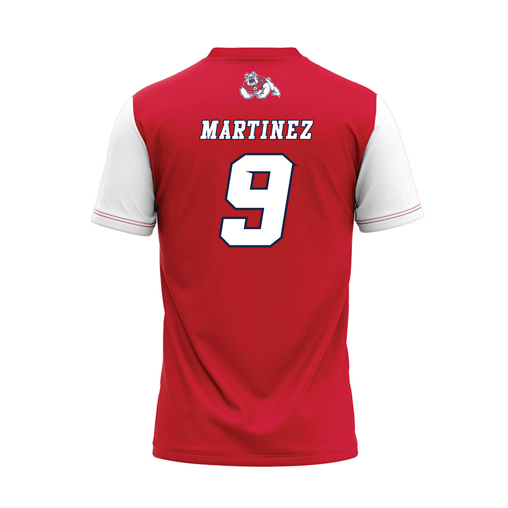 Fresno State - NCAA Softball : Emma Martinez - Red Baseball Jersey-1