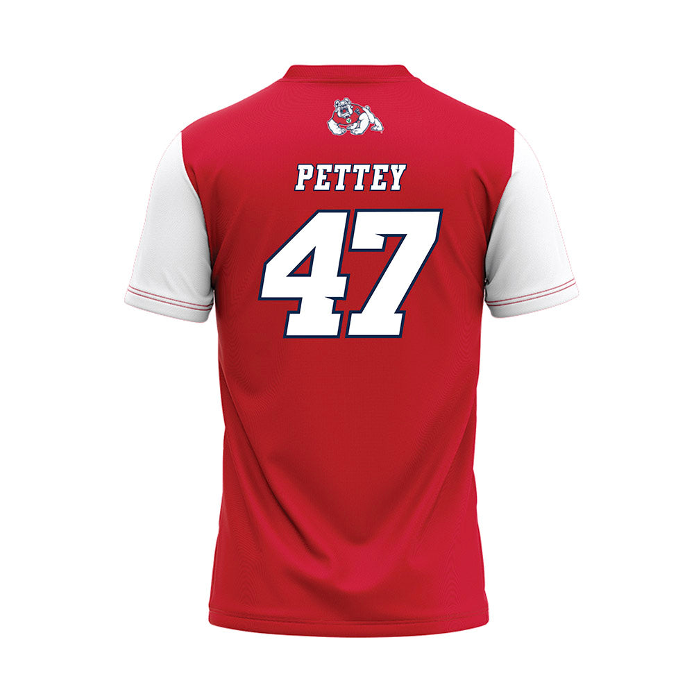 Fresno State - NCAA Softball : Makenna Pettey - Red Baseball Jersey-1