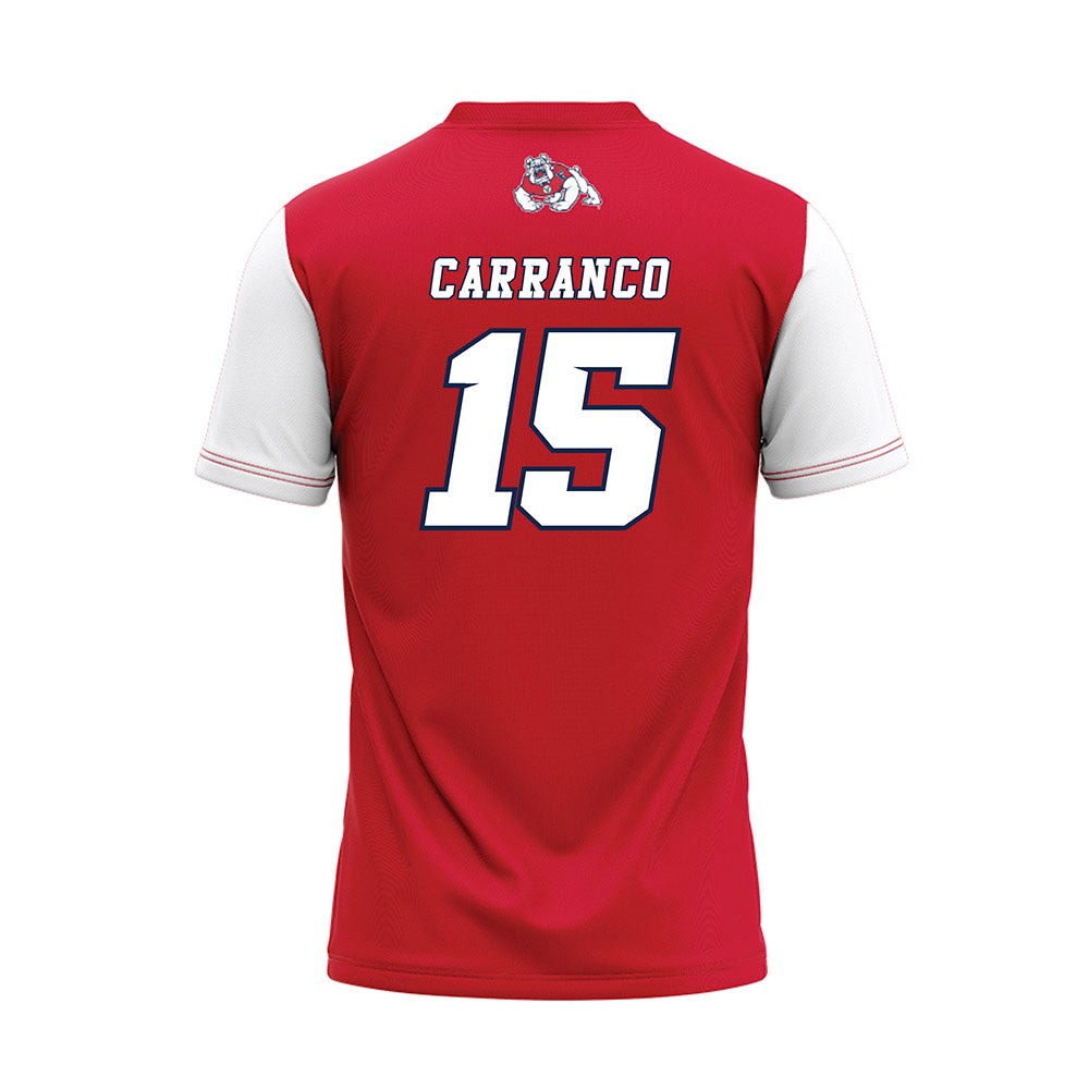 Fresno State - NCAA Softball : Lauryn Carranco - Red Baseball Jersey-1